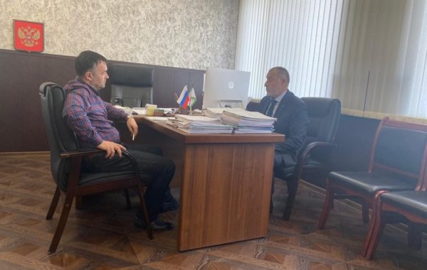 Встреча директора филиала ЦЛАТИ по Чеченской Республике с руководителем Росприроднадзора по Республике Ингушетия.